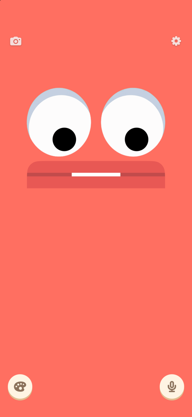 Keep his face screen